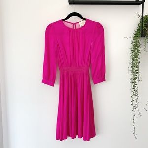 Kate Spade pink dress 100% Viscose Fabric.